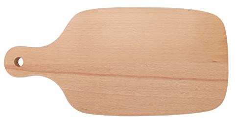 Baxnore Tabla de cortar de madera, estilo simple, gruesa, resistente, grande, tabla de cortar de cocina, para pan, queso, carne, verduras, servir frutas, tallar, cena de Acción de