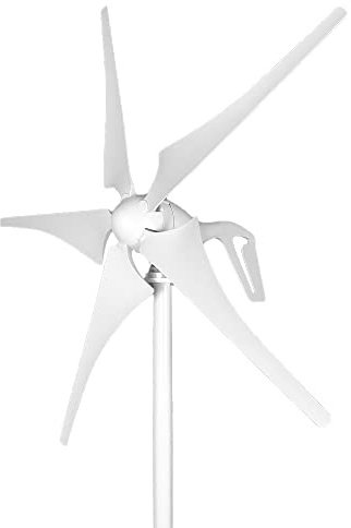Aerogenerador Eolico 1000W 48V voltios energía hoja de fibra de nailon turbinas eólicas domésticas horizontales generador de viento energía eólica mil con controlador MPPT(Turbine Only,48V)