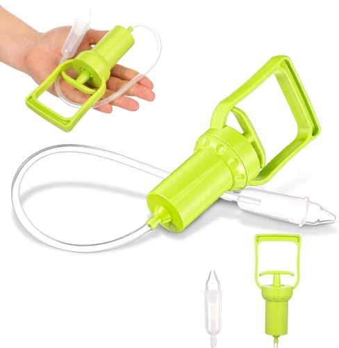 VILLCASE Nasal Irrigation System Nose Cleaner Manual Suction Device for Newborns Gentle Mucus Removal and Congestion Relief at Home and Travel