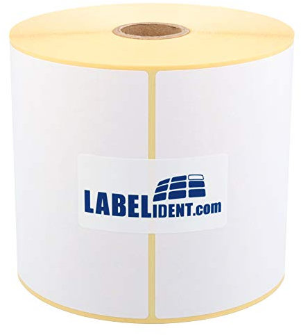 Versandetiketten DHL - 103 x 199 mm - 250 Thermo-Top Papier Etiketten auf 1 Rolle(n) mit 25 mm Kern, Thermodirekt Etiketten selbstklebend, Trägerperfo.
