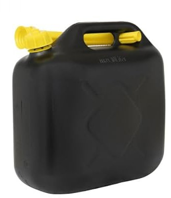 10 Liter Kraftstoffkanister Benzin & Diesel | Benzinkanister | Dieselkanister | Ersatzkanister mit Flexibles Ausgussrohr
