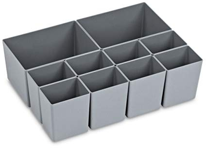 aidB Einsatzkästen - Set 2+8 Kästen für Euroboxen 400x300x120