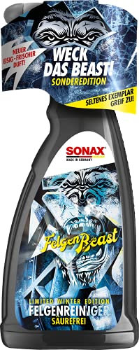 SONAX FelgenBeast WinterEdition (1 Liter) FelgenBeast Felgenreiniger in Sonderedition Winter in limitierter Auflage - nur solange der Vorrat reicht | Art-Nr. 04333410