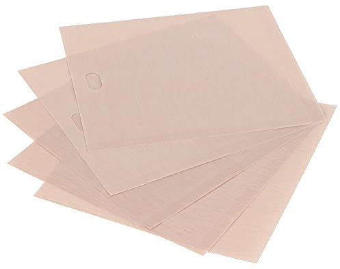 5 Pack Microwave Oven Toaster Bags Non‑Stick Reusable Toaster Bags for Sandwiches Pastries Panini Pizza Slices Chicken Nuggets Fish Vegetables(22.00 * 20.00 * 1.00)