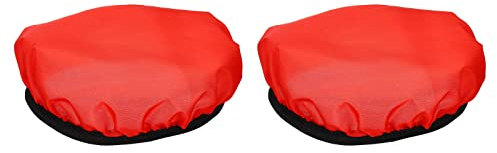 PATIKIL 2pz Morbido Diffusore Lampada Copertura 7 18cm Panno Rosso | Diffusore Strobo Riflettore Lampada Calzino, per Flash Luce Bellezza Piatto Fotografia Studio