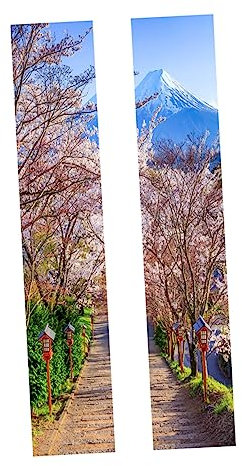 Levemolo 1paar Türaufkleber Landschaft Wandtattoos Selbstklebende Tapete Für Schlafzimmer Und Wohnzimmer Wasserfest Einfach Anzubringen