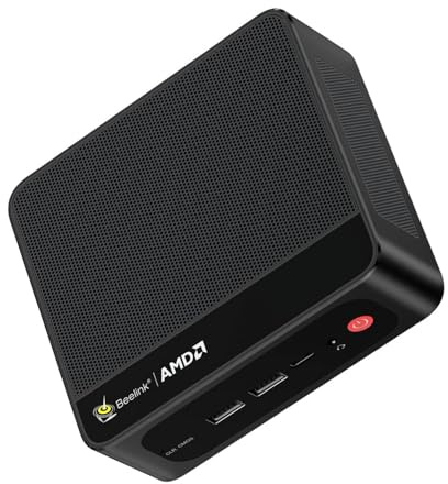 Beelink SER5 MAX Mini PC, AMD Ryzen 7 7735U (8C/16T, 4.75GHz) | 24GB LPDDR5 RAM 500GB NVMe SSD Windows 11 Pro, 4K Triple Display (HDMI/Type-C/DP), USB3/WiFi 6/BT5.2 Mini Computer 2.5G LAN