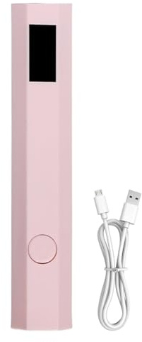 Lampada UV Per Unghie Asciugatrice ricaricabile, display LED, 2 | UV 2 Timer, Estensione unghie rapida, Polimerizzazione rapida, Senza fili, Mini, Ricarica USB, Casa Viaggio,