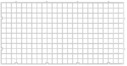 DEMONTALK Aquarium Divider, Plastic Egg Crate Divider, Fish Tank Filter Bottom Tray Grid, Isolation Board Partition Net Pane Separator