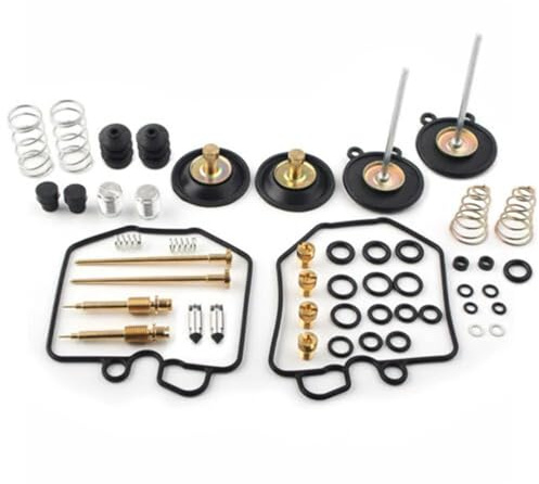 HZBHD Kit De Réparation Carburateur Moto pour H&Onda CX500C CX500 1980-1982 Réparation Carburateur Piston Caoutchouc Joint Pointeau Flotteur Carburateurs Réparation Kit