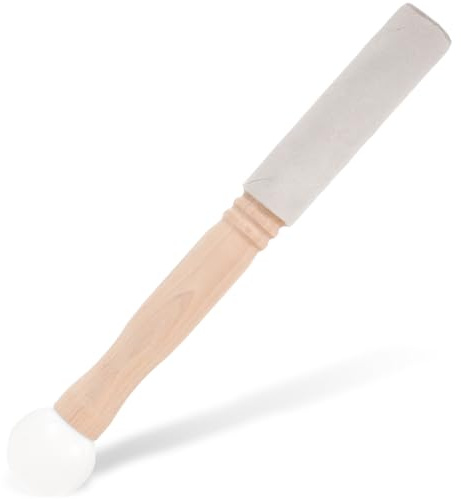 PRETYZOOM Mazo de Cuenco Sonoro de Goma y Madera Superficie Lisa y Diseño Práctico para Instrumentos Musicales y Meditación