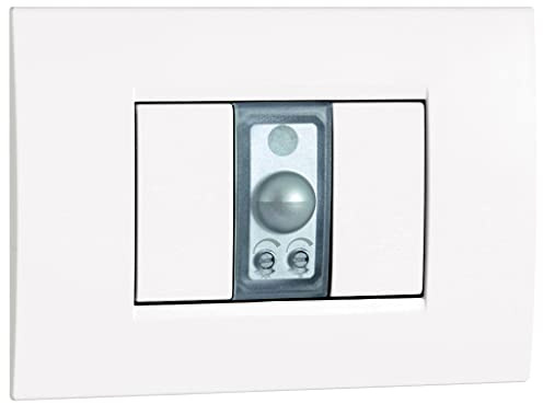 Vemer VE766200 LUXY - Lampada Segnapasso con Sensore Crepuscolare da Incasso, Argento Tech
