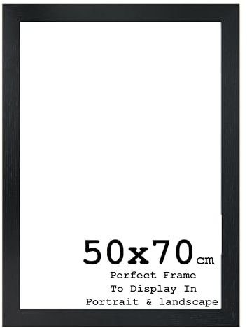 Black 50 x 70cm Poster Frame - Large Wall Photo Frame