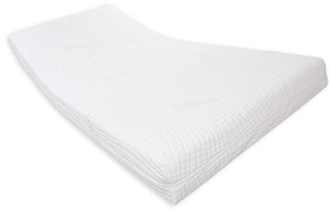 Dibapur® ORTHOMAß FEST: Orthopädische 9 Zonen Kaltschaummatratze nach Maß - (Bis B 140 x Bis L 200 cm) Aloe Vera Bezug (EC) ca. 25 Hoch Sondergröße