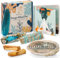 MyHappyGoods Premium Räucherset I Weißer Salbei I Räuchersalbei. Weißer Salbei zum Räuchern von Palo Santo, Weißer Salbei I Große robuste Abalone-Muschel I Räucherpaket I Ausführliche Anleitung