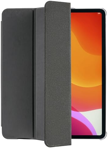 Hama Hülle für iPad Pro 2020/2021 / 2022 12.9 Zoll (aufklappbares Case für Apple Tablet, Schutzhülle mit Standfunktion und Stiftfach, transparente Rückseite, magnetisches Cover) schwarz