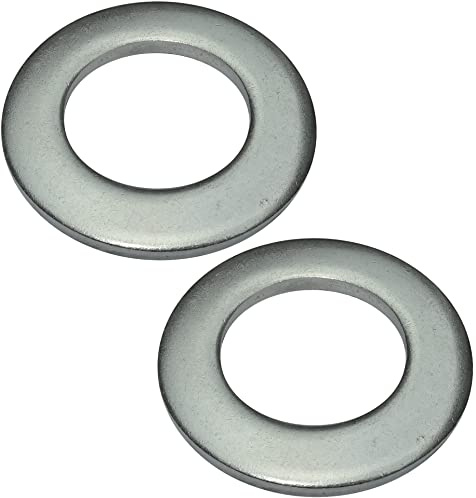 AERZETIX - C49219 - Satz von 2 Unterlegscheiben flach universelle - beilagscheiben - scheiben - M33 - aus edelstahl A2 - Ø außen 59mm - dicke 5mm DIN 125
