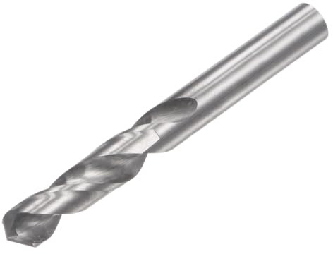 sourcing map Plein Carbure Hélicoïdal Foret Pointes 6mm C2/K20 Tungstène Carbure Droite Tige Spirale Cannelures Perçage Fraise