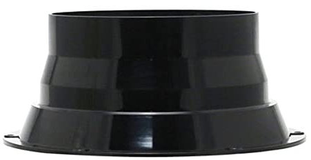 SLOYCA 1pc ABS Flansch Lüftungsanschluss Wand Dunstabzugshaube Flansch Adapter Kanalventilator Anschluss Küche Air Vent Auspuff 100/150/160mm/200/250mm/300mm (Color : Type B, Size : 160mm)