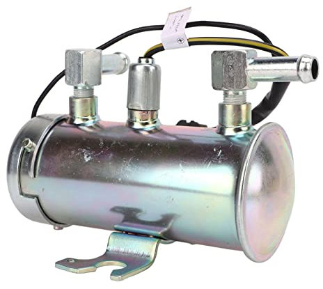 Bomba de combustible eléctrica para Isuzu 6HK1, bomba de combustible eléctrica universal cilíndrica, accesorios de piezas de motor de acero inoxidable para camión Isuzu 6HK1 24V