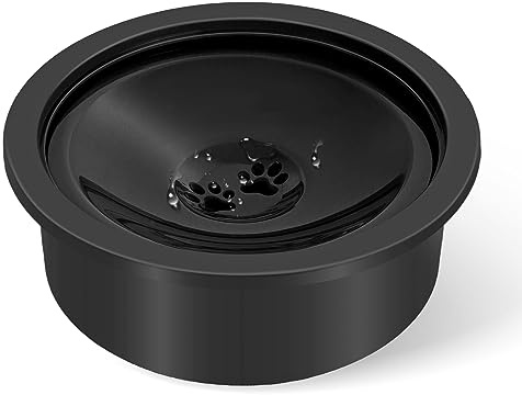 No Spill Water Bowl for Dogs, 30oz Slow Drinking Dog Slobber Stopper, Non Spilling Messy Splash or Drip