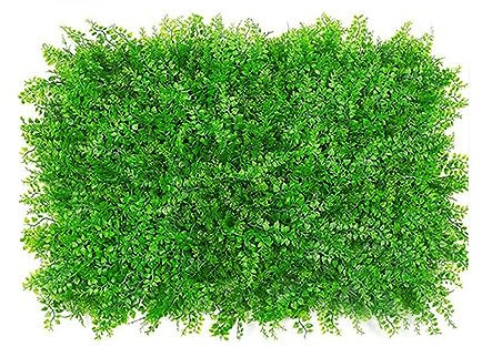 Paneles de boj Artificiales, Paneles de setos Artificiales 40x60 cm Paneles de Plantas de boj Valla de setos de Plantas Artificiales Verdes, césped de Cola de fénix Falso 2pcs