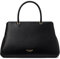 kate spade new york Grace FINE Grain Leather Medium Satchel, Black, Black, Regular