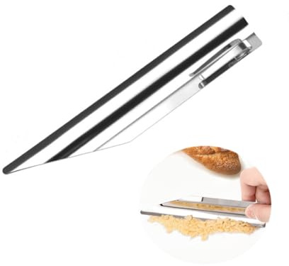 Balai miettes de table en acier inoxydable avec clip de poche pour serveurs, serveurs, serveuses, nettoyage rapide pour nappe dans un restaurant à la maison