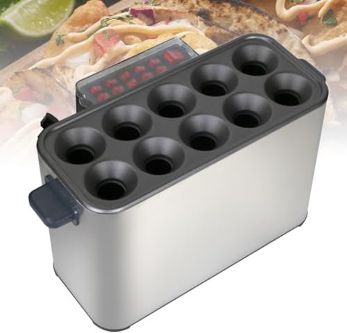 Commercial Egg Roll Maker, Electric Breakfast Hot Dog Maker, Vertical Nonstick Easy Quick Egg Cooker, Kitchen Baking Tool for Home Breakfast, for Snack Bar Mobile Food Truck Street Stall