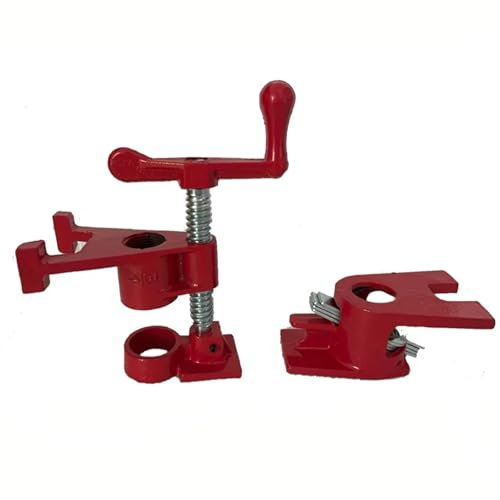 Serre-joint en Tube pour Bois Colliers de serrage for le travail du bois, robustes, 1/2, 3/4 pouces, pinces de collage du bois et du métal avec outils de travail du bois à dégagement rapide(1-2inch)