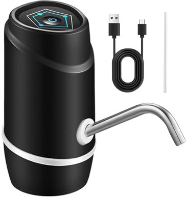 Water Bottle Pump Electric - Water Pump for 5 Gallon Jug,Portable USB Charging Drinking Jug Pumping Tool for BBQ, Camping