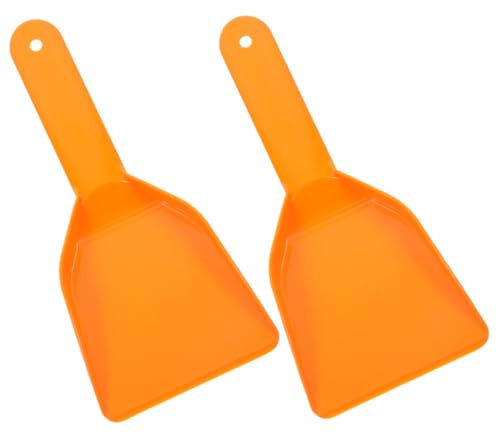 PRETYZOOM Raschietto per Ghiaccio da Congelatore e Frigorifero 2 Pezzi, Paletta per Scongelare Resistente in Plastica Spessa, Strumento Ergonomico per Rimozione Brina e Gelo, Utensile