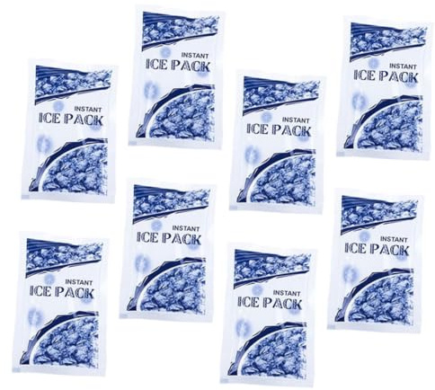 COLLBATH Einweg Eisbeutel 8 Stück Kühlpacks für Schnell Kühlend für Outdoor und Verletzungstherapie Multifunktionale Kühlbeutel für Notfälle Einfach zu Bedienen