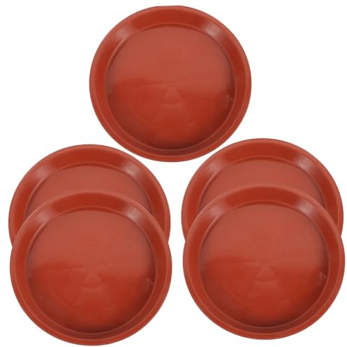 VANZACK 5 Piezas Bandeja De Plástico para Macetas Platillo Redondo para Plantas De Interior Bandeja Antigoteo para Plantas De Exterior