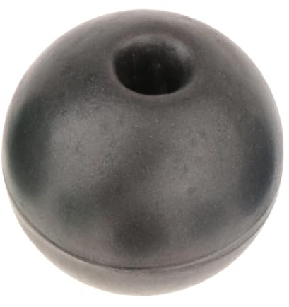Oshhni Boya Flotante Bola de Agua Accesorio de Cuerda de Remolque para Kayak PVC Resistente Adecuada para Natación Pesca Embarcaciones Deportes Acuáticos, Negro