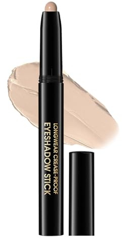 Ögonskuggspenna nude, matt beige ögonskuggsstift, vattentät och långvarig ögonskuggspenna hudfärg, högpigmenterad Shimmer Crayon Eyeliner creme, skrynkelfri ögonsminkpenna, slät textur