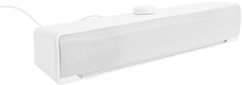 Jiawu Haut-Parleur D'Ordinateur, Gain de Place, Effets de Lumière Dynamiques, USB, pour Ordinateur de Bureau, Jeu sur PC, Matériau ABS