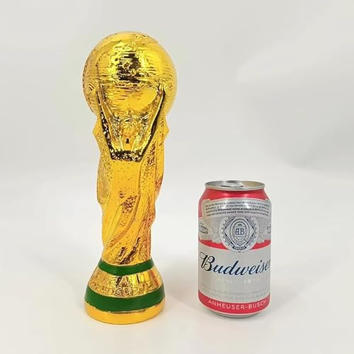 Coppa del Mondo Trofeo Replica Resina 2022 Calcio Decorazioni Casa Ufficio Regalo 21 cm (27CM)