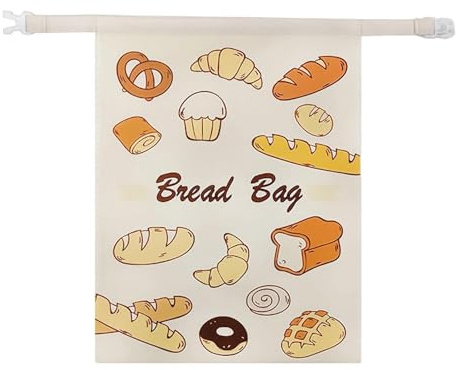 per pane, facile da pulire, riutilizzabile, in d' , per alimenti, impasto, cucina, panetteria, caffè e congelatore