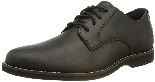 Timberland Herren Woodhull Leather Oxford Basic Black Full Grain 45.5