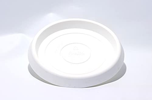 Soucoupe circulaire en résine 50 cm. Bianco