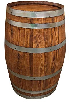 150 Liter Holzfass, neues Fass, Weinfass aus Kastanienholz vom Holzfass Baron (geölt,geschlossen)
