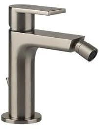 Gessi Emporio Via Manzoni ßko miscelatore monocomando per bidet, con scarico, 38608, Colorazione: Ottica Finox