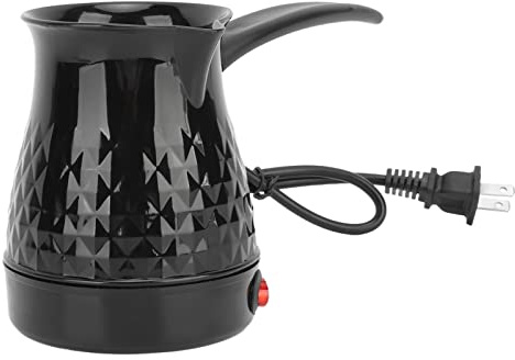 banapoy Electric Turkish Coffee Maker, 600ml Portable Electric Turkey Coffee Pot Arabic Greek Turkish Coffee Maker, Anti Scald Tea Maker Kettle Coffee Machine