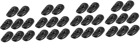 minkissy 32pcs Hair Dyeing Ear Cover Silicone Ear Protector Barber Salon Earmuffs for Hair Coloring for Shower and