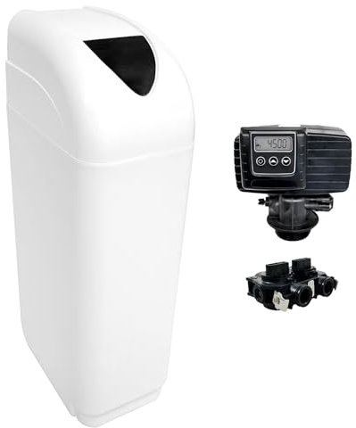 Addolcitore D'acqua 30l Valvola Fleck 5600 Sxt Vassoio Bianco