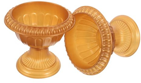 IMIKEYA 2pcs Roman Flowerpots for Weddings Decorative Guide Pillars for Garden Home Lightweight Design for Use for Ceremonies Walkways