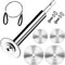 Frefgikty Tagliatubi interni per tubi in PVC, tagliatubi in acciaio con esagonale da 1/4, taglierina interna per tubi, 32 mm e 44 mm, con a filo