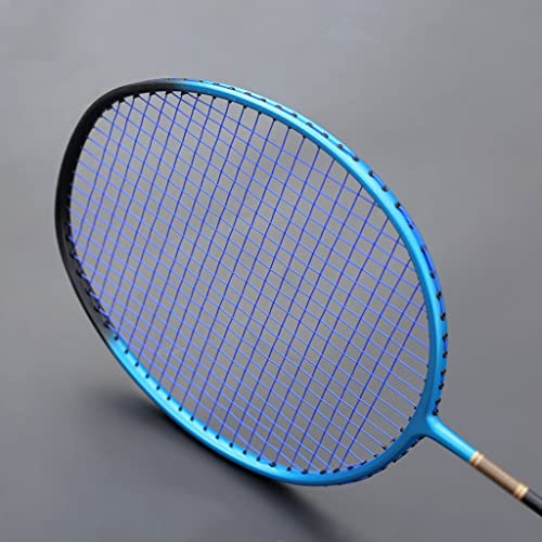 5U 75G Volle Carbon Faser Saiten Badminton Schläger Professionelle Leichte Gewicht Training Schläger Hohe Spannung 22-30LBS