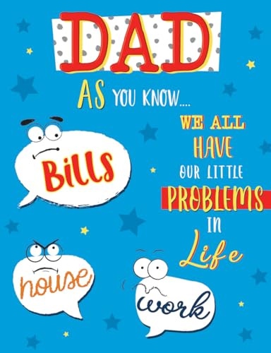 Piccadilly Greetings Vatertagskarte, Vatertags-Humorkarte für Papa, 20,3 x 15,2 cm